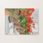 ゲラニウムポッテッドプラントキューガーデンロンドンUK ジグソーパズル (横)