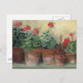 ゲラニウムポット ポストカード (正面/裏面)