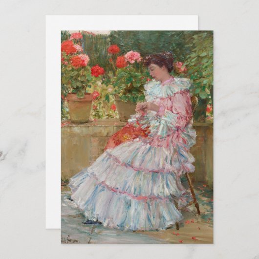 ゲラニウム | Childe Hasssam (正面/裏面)