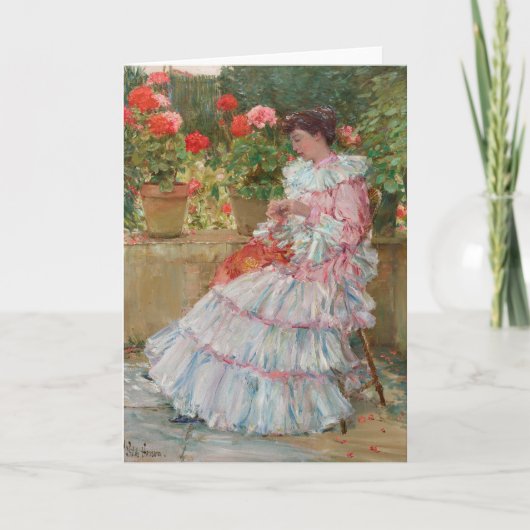 ゲラニウム | Childe Hasssam カード (正面)