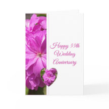 ゲラパーソナライズされたニウム55結婚周年