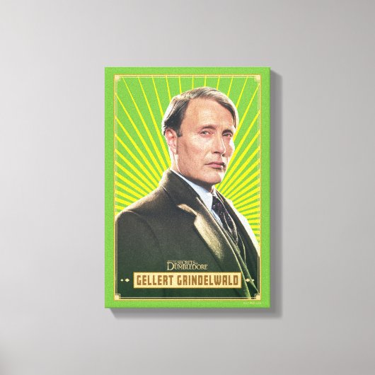 ゲラートグリンデルワルトキャラクターグラフィック キャンバスプリント (正面)