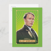 ゲラートグリンデルワルトキャラクターグラフィック ポストカード (正面/裏面)