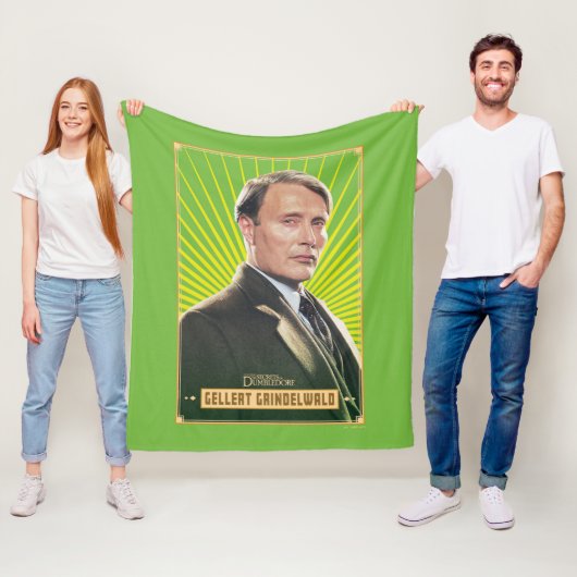 ゲラートグリンデルワルドキャラクターグラフィック フリースブランケット (インサイチュ)