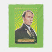 ゲラートグリンデルワルドキャラクターグラフィック フリースブランケット (正面)