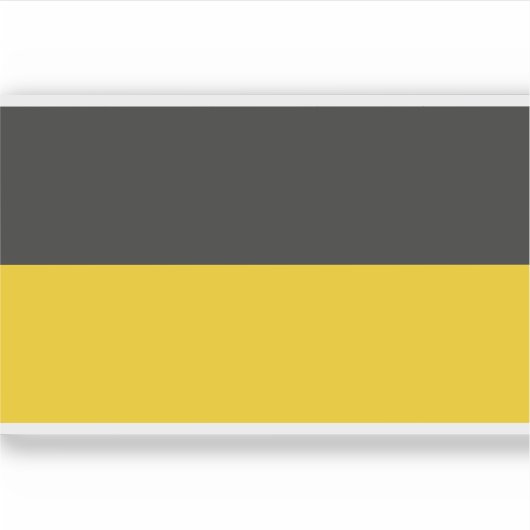 ゲラ国旗 シール (正面)