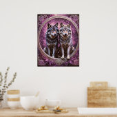 ゲリとフレキのポスター ポスター (キッチン)