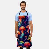 ゲリカラフルー エプロン (着用した状態)