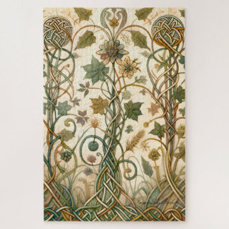 ゲリックコテージケルト芯エンチャントガーデンフローラ ジグソーパズル