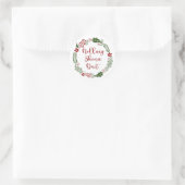 ゲリックメリークリスマスリースノライグショナドゥイット ラウンドシール (バッグ)