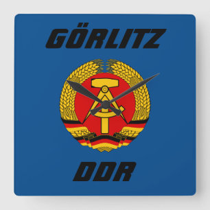 ゲリッツ, DDR – 東ドイツGDR スクエア壁時計