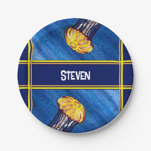 ゲリパーソナライズされたー ペーパープレート (正面)