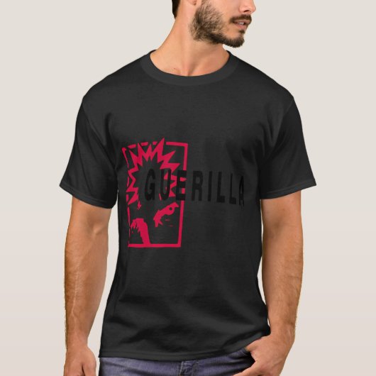 ゲリラ (赤い顔) Tシャツ (正面)