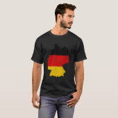 ゲリ国ディストressedフラグデザイン tシャツ (正面フル)
