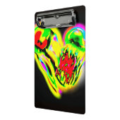 ゲリ白熱［赤熱］光を放つゲイエロー ミニクリップボード (アングル2)