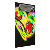 ゲリ白熱［赤熱］光を放つゲイエロー ミニクリップボード (アングル)