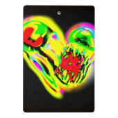 ゲリ白熱［赤熱］光を放つゲイエロー ミニクリップボード (裏面)