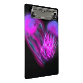 ゲリ白熱［赤熱］光を放つゲパープル ミニクリップボード (アングル)