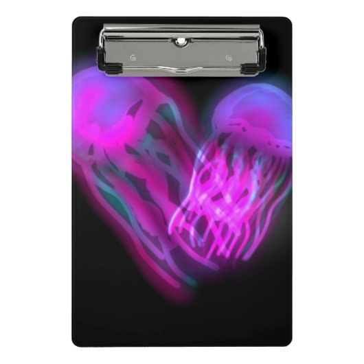 ゲリ白熱［赤熱］光を放つゲパープル ミニクリップボード (正面)