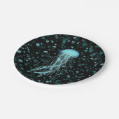 ゲリ白熱［赤熱］光を放つー ペーパープレート (アングル)