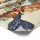 ゲルダとトナカイ – Edmund Dulac ポスター (角)