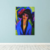 「ゲルダポートレート」最高傑作c1914 キャンバスプリント (インサイチュ (ウッドフロア))