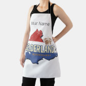 ゲルダーランドオランダヴィンテージマップオランダ土産 エプロン (インサイチュ)
