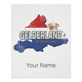 ゲルダーランドオランダヴィンテージマップオランダ土産 ポスター