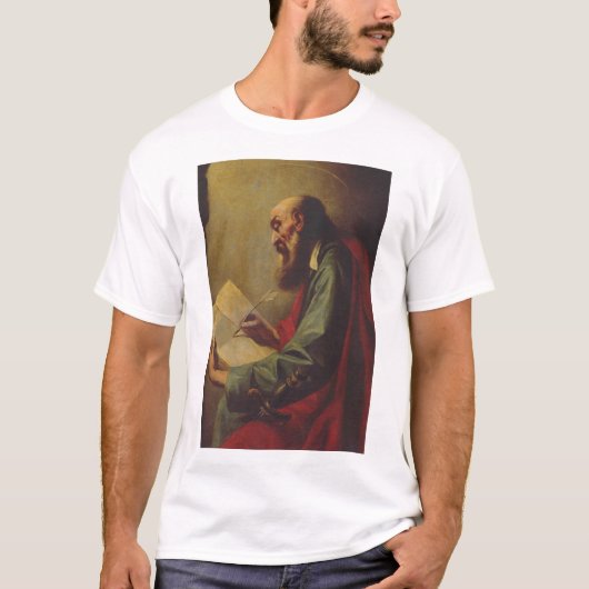 ゲルチーノ「聖使徒パウロ」美術 Tシャツ (正面)