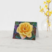 ゲルティーの庭の芸術的な黄色のバラ カード (黄色い花)