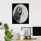 ゲルトルドうらなり&ベビーダゲレオタイプ1855 ポスター (ホームオフィス)