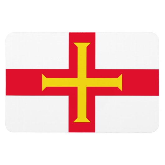 ゲルネシー国旗 マグネット (横)
