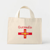 ゲルネシ国旗 ミニトートバッグ (正面)