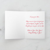 「ゲルバダイアのカウボーイブーツ」誕生日カード カード (内部)