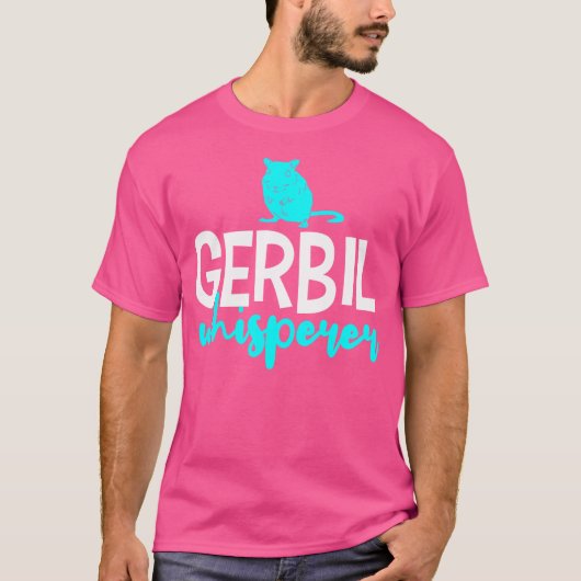ゲルビルゲルビルのおもしろい引用文ウィスパー Tシャツ (正面)