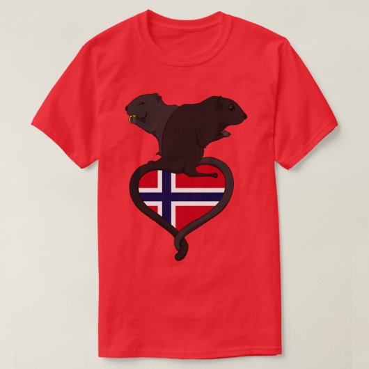 ゲルビルノルウェーダーク Tシャツ (デザイン正面)