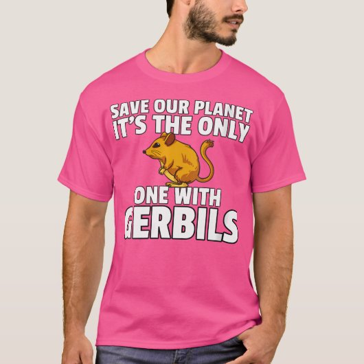 ゲルビル砂漠のマウスの所有者 Tシャツ (正面)
