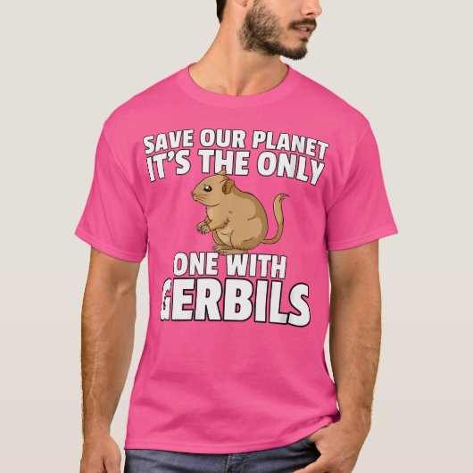 ゲルビル砂漠のマウスの所有者 Tシャツ (正面)