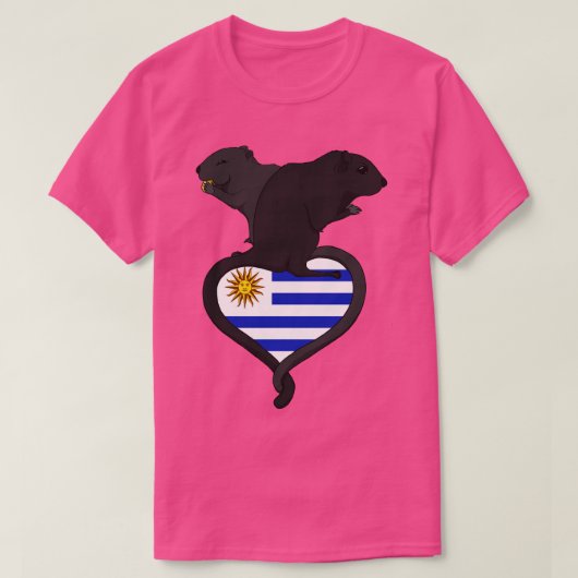 ゲルビル・ウルグアイ・ダーク Tシャツ (デザイン正面)