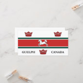ゲルフ国旗(オンタリオ州,カナダ) カード (正面/裏面インサイチュ)