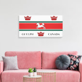 ゲルフ国旗（オンタリオ州，カナダ） キャンバスプリント (インサイチュ (リビング))