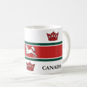 ゲルフ国旗（オンタリオ州，カナダ） コーヒーマグカップ (正面右)