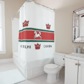 ゲルフ国旗（オンタリオ州，カナダ） シャワーカーテン (インサイチュ)