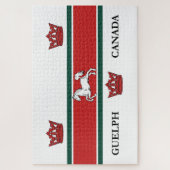 ゲルフ国旗（オンタリオ州，カナダ） ジグソーパズル (縦)