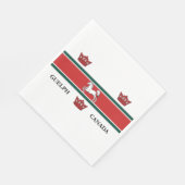 ゲルフ国旗（オンタリオ州，カナダ） スタンダードランチョンナプキン (角)