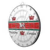 ゲルフ国旗(オンタリオ州,カナダ) ダーツボード (正面右)