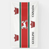 ゲルフ国旗（オンタリオ州，カナダ） 横断幕 (縦)