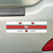 ゲルフ市国旗（オンタリオ州，カナダ） バンパーステッカー (車上)