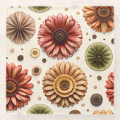 ゲルベラガロール ガラスコースター (正面)