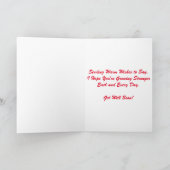 「ゲルベラデイジーカウボーイブーツ」がよくカードを受け取る カード (内部)